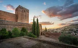 Historia arabe en la Alhambra de Granada.