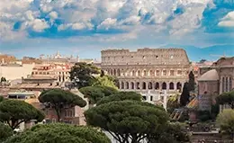 Llegada a la Ciudad Eterna, Roma.