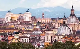 Llegada a la majestuosa Roma