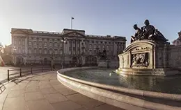 Cambio de guardia en el Palacio de Buckingham.