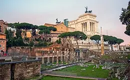 Llegada a la histórica Roma