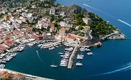 Navegación por las islas de Hydra, Poros y Egina