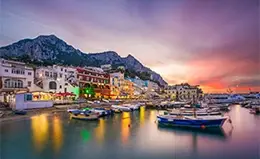 Opción de viaje a Nápoles, Capri e Pompeya