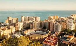 Caminata por Málaga pintoresco el centro
