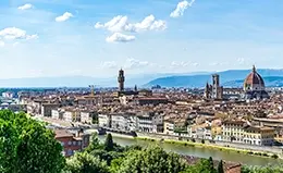 Paseo por la histórica Plaza de la Signoria.