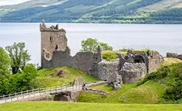 Visita al castillo de Urquhart.