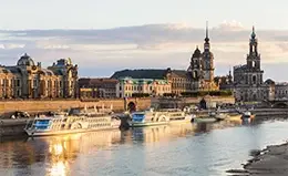 Explore el patrimonio arquitectónicoen la ciudad de Dresde.