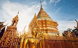 Visita a los templos históricos de Chiang Mai.