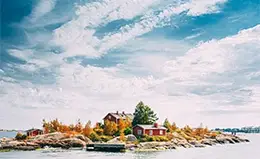 Embarque en ferry a Finlandia