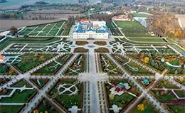 El bellísimo Palacio Barroco de Rundale.