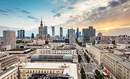 Llegada a la fascinante Varsovia.