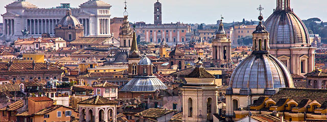 ROMA, ESPAÑA Y PARIS